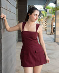 Wide-Strap Pocket Dress