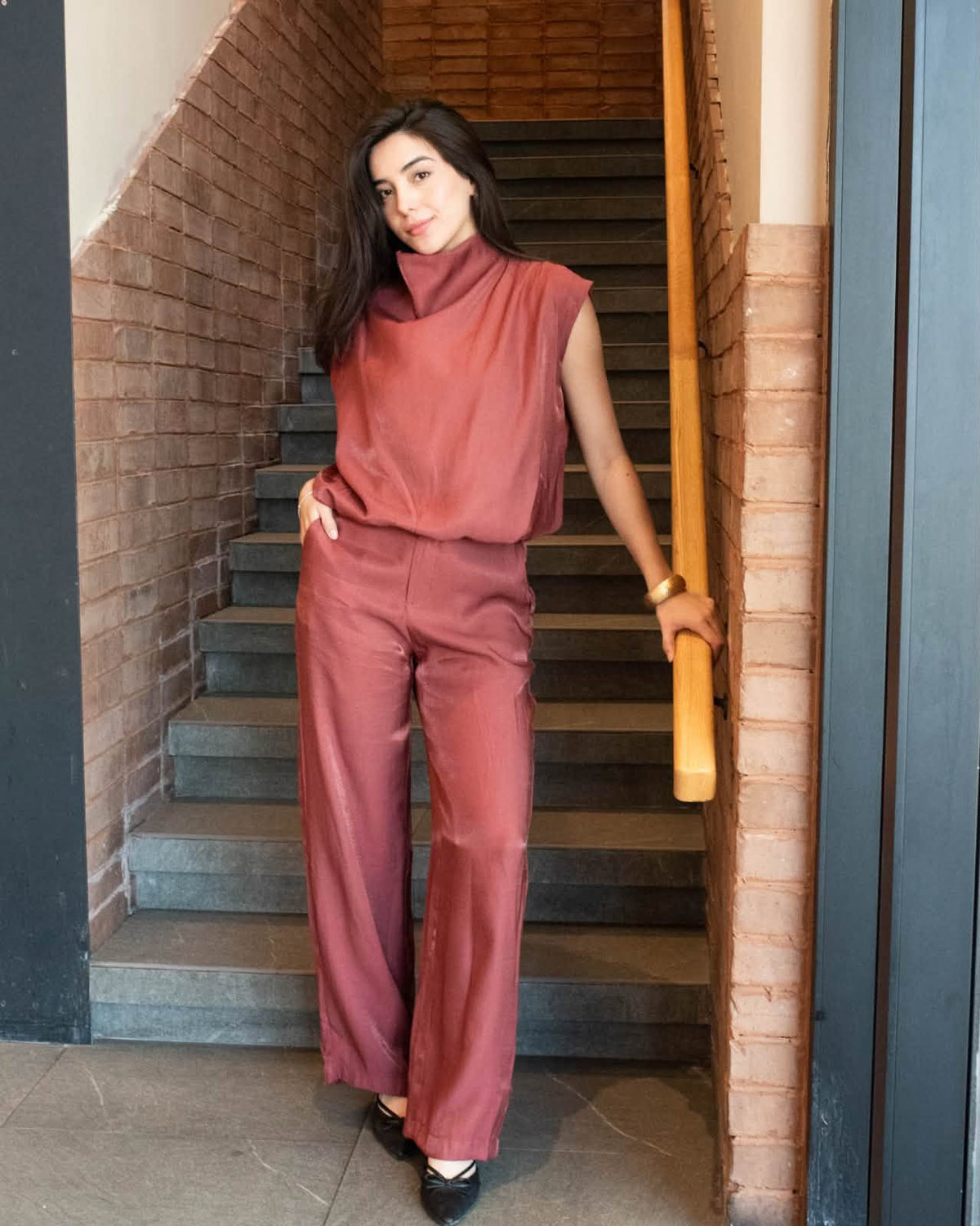 Terracota Flowy Pants